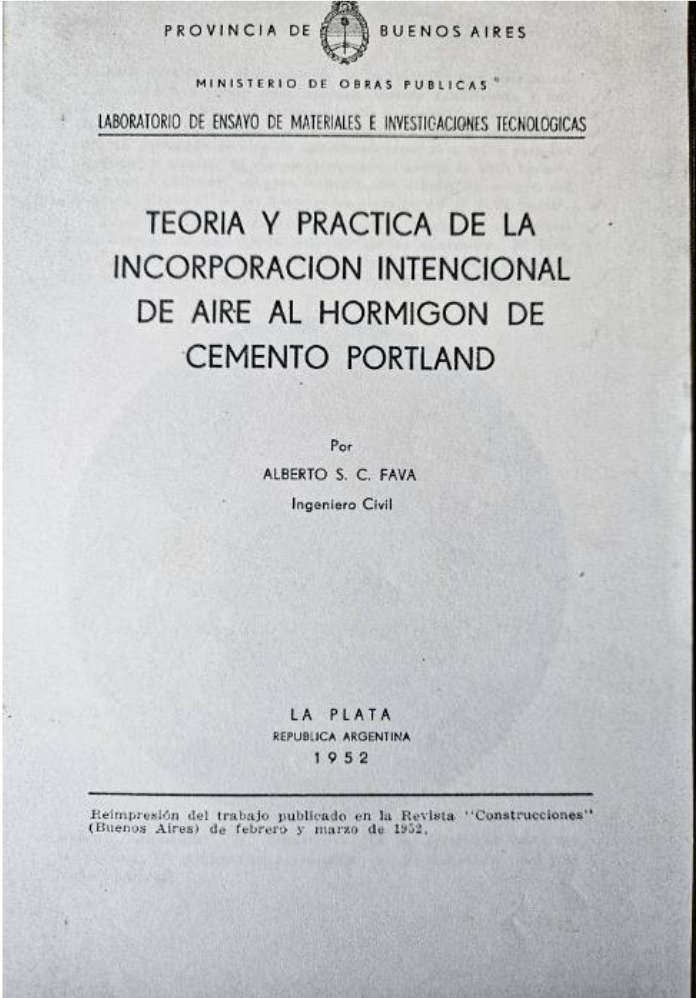 Figura 5. Primer Premio del concurso de "Estudios sobre Problemas de la Construcción en la Argentina". Cámara Argentina de la Construcción (1951).